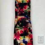 Milly  Multi Colored Graffiti Print Sleeveless Mini Sheath Dress Womens 2 Classy Photo 0
