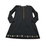 MICHAEL KORS black dress with gold hardware Size 8 Photo 2