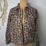 Leopard print jean Jacket Photo 0