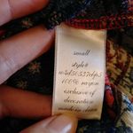 Band of Gypsies Red & Blue Floral Paisley Shorts Photo 5