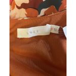 Lush Clothing Lush Floral Long Sleeve Mini Dress Orange Pink Belted Fall Women's Size Small Photo 8