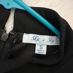 She & Sky Black Formal Romper Dress Photo 2