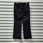 Old Navy  Women Pants Size 6 Black Straight Leg Casual Cotton Stretch Slacks Photo 1