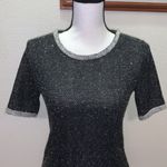 CAbi heathered black short sleeve sweater Photo 2
