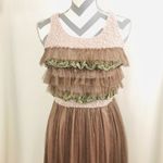 Anthropologie Anthro A’reve Ruffled Tulle & Crochet Dress - Size S Photo 1