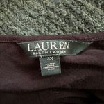 Ralph Lauren Lauren ‎ women’s size 3XL black shoulder slit top Photo 5