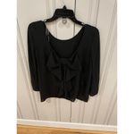 Lovely Day black bow shirt size S/Medium Photo 2