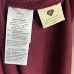 Madewell  Henley Sweater Midi Dress Maroon Ribbed XS Photo 7