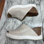 Fly London  Of White Leather platform slide mules sandals size 39/US 9 9.5 Photo 7