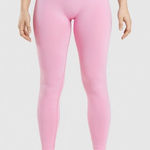 Gymshark  Vital Seamless Leggings in Sorbet Pink Marl Full Length High Waisted Photo 0