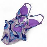 Becca Blue Agate Skylar Braided Plunge One-Piece Multi/Orchid Medium Photo 1