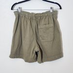 frame denim Frame Olive Green Pull-on Drawstring Shorts Size Medium Green Pull-on Shorts Photo 4