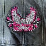 Milwaukee Leather Women's Vest Eagle Embroidery, Size M Pink Size M Photo 0