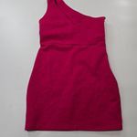 superdown Nava Asymmetrical Mini Dress in Hot Pink Photo 2