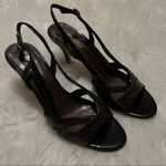 Franco Sarto  Dallas High Heel Shoes Strappy Sling Back Open Toe Size 8.5 Photo 1