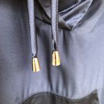 Luxury Blue silk satin Acrobat beacon sleeveless hoodie Size M Size M Photo 9