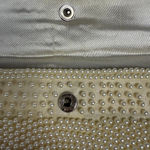 Vintage Beaded Clutch Purse – Bags by Susan – Ivory Pearl Beads, Made in Japan B Photo 9