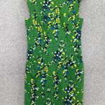 Tracy Reese Plenty  Sleeveless Sheath Dress Green Size 8 Confetti A Line Cotton Photo 14