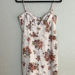 H&M Brock collection x brocade corset white floral rose strappy bodycon dress S Photo 8