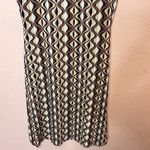 Axcess by Liz Claiborne 70s Style Mod Print Dress. Size S Tan Photo 7