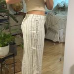 Old Navy  White and Blue Striped Linen Pants XS Photo 1