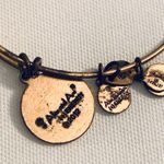 ALEX AND ANI Gold Happy Life Bangle Charm Bracelet Photo 2