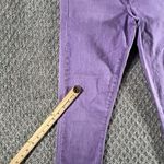 Paige Verdugo Ultra Skinny Jeans Purple Berry Size 28 Stretch Zip Button Closure Photo 9
