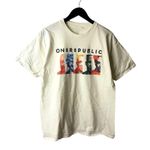 Urban Outfitters One Republic T Shirt White Medium M Boy Band American Pop Rock Band Graphic Tee Photo 1