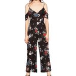 ZARA Woman Cold Shoulder‎ Floral Romper Photo 2