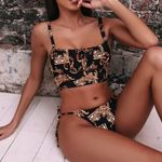 Boutique versace like print cheeky bikini Photo 0