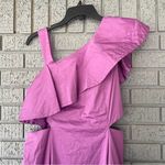 Veronica Beard NWT  Beilla Midi Dress in Vivid Orchid Purple Size 6 Cutouts Photo 6