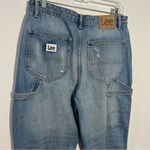 Lee  Vintage Modern High‎ Waisted DungareeCarpenter Ankle Jeans Size 31 Photo 3