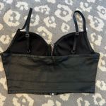 Haute Monde  Leather Crop Top Photo 1