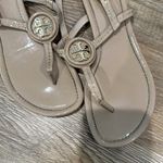 Tory Burch  Nude Flat Patent Leather Sandals Photo 3