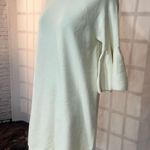 Anthropologie Moth NWT cream Flare sleeve Sweater shift Dress Size Large Photo 5