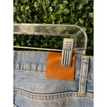 ANINE BING  High Rise Jeans Wide Leg Raw Hem Size 27 Photo 3