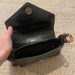 Princess Polly  Black mini crocodile faux leather shoulder crossbody purse Photo 2