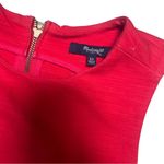Madewell  Sleeveless Zip Shift Dress Zipper Pockets Orange Red sz XSmall Photo 5