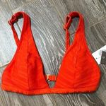 Vince Camuto red super soft ribbed bikini swim top size medium NEW NWT Photo 0