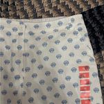 Caribbean Joe  White Shorts with Blue Seashell Design w pockets Photo 1