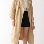 J.Crew NWT Relaxed Heritage Chino Tan Trench Coat 100% Cotton (Size XXS) Photo 1