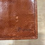 Brighton  Brown Leather Wallet w/ Croc-Embossed Flap & Silver Tone Knot Hardware Photo 5