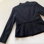 CAbi Flamenco Eyelet Black Cotton Blazer #5293 Photo 9