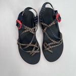 CHACO Sandals Womens Size 10 Classic Z Cloud X2 Adjustable Navy Pink Print Water Photo 1