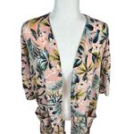 AIM Apparel Pink Floral Long Cover Up OS Size undefined Photo 1