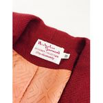 Vintage Single Breasted Pure Wool Blazer | Size M Red Size M Photo 12