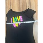 JusinCostume I Love 80s Shirt L‎ 95% Poly Black Off Photo 5