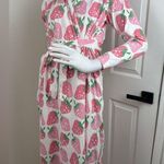 Monica + Andy Strawberry Print Robe Size XS. #335 Pink Photo 1