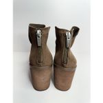 Vince Camuto  Ankle Boots Size 9.5 Brown Back Zip Squared Block Heel Photo 5