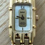 Belair Diamond Rare Luxury Gold Ladies Watch Pearl Dial Gold Bracelet Case Photo 2